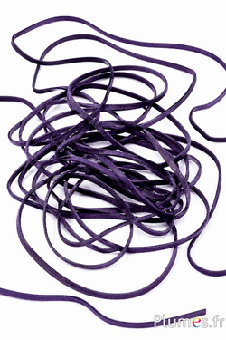 Leren riem - dikte 1,5 mm - nachtblauw